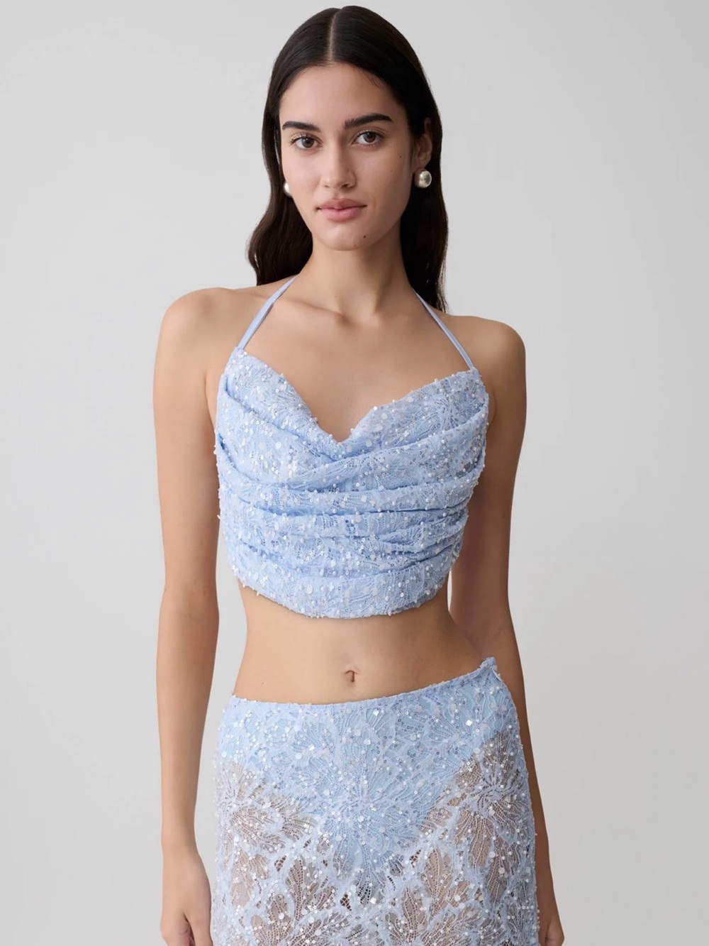 NWT MESHKI BEADED TOP